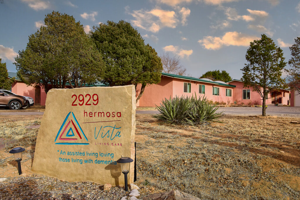 Exterior view of Vista Hermosa living care facility