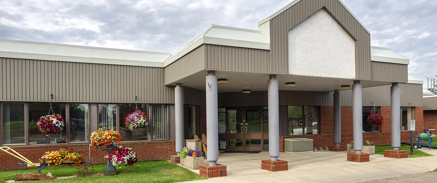 Exterior view of Northcott Care Centre building