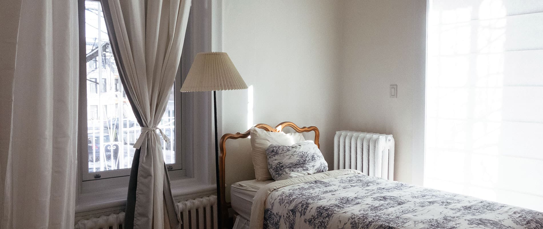 Cozy private room in a senior living facility