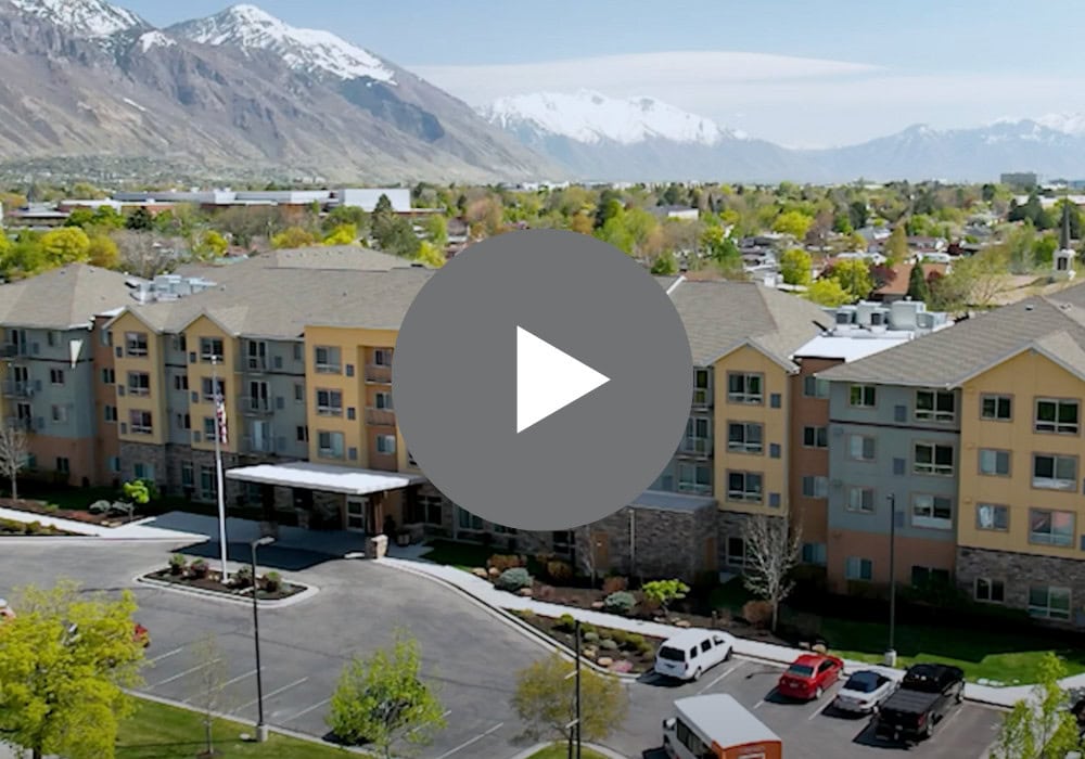 View of Fairwinds Woodward Park with mountains in background