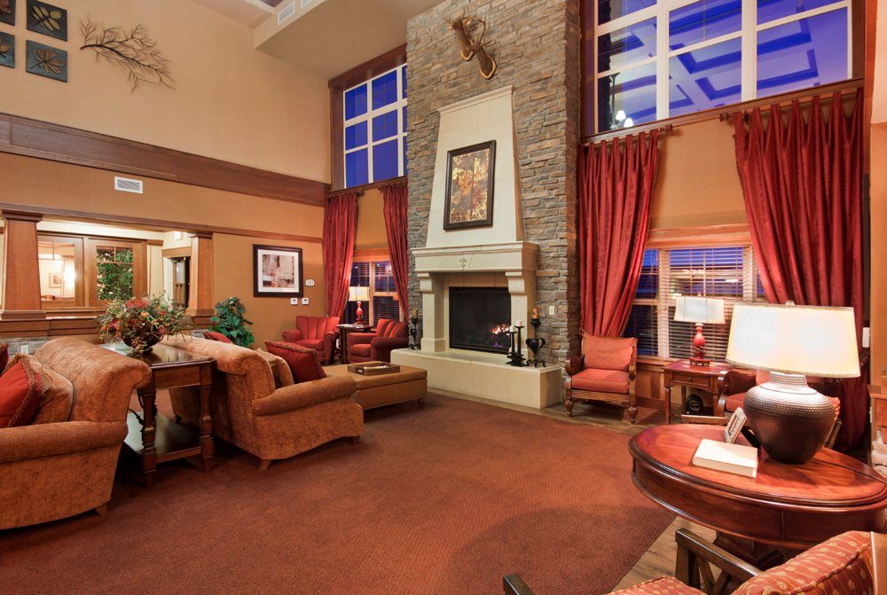 Cozy interior of the living room with comfortable seating