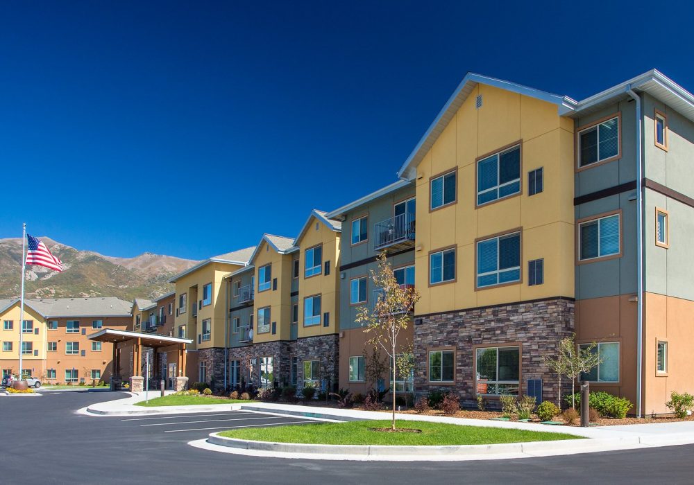 Exterior view of Fairwinds Woodward Park facility