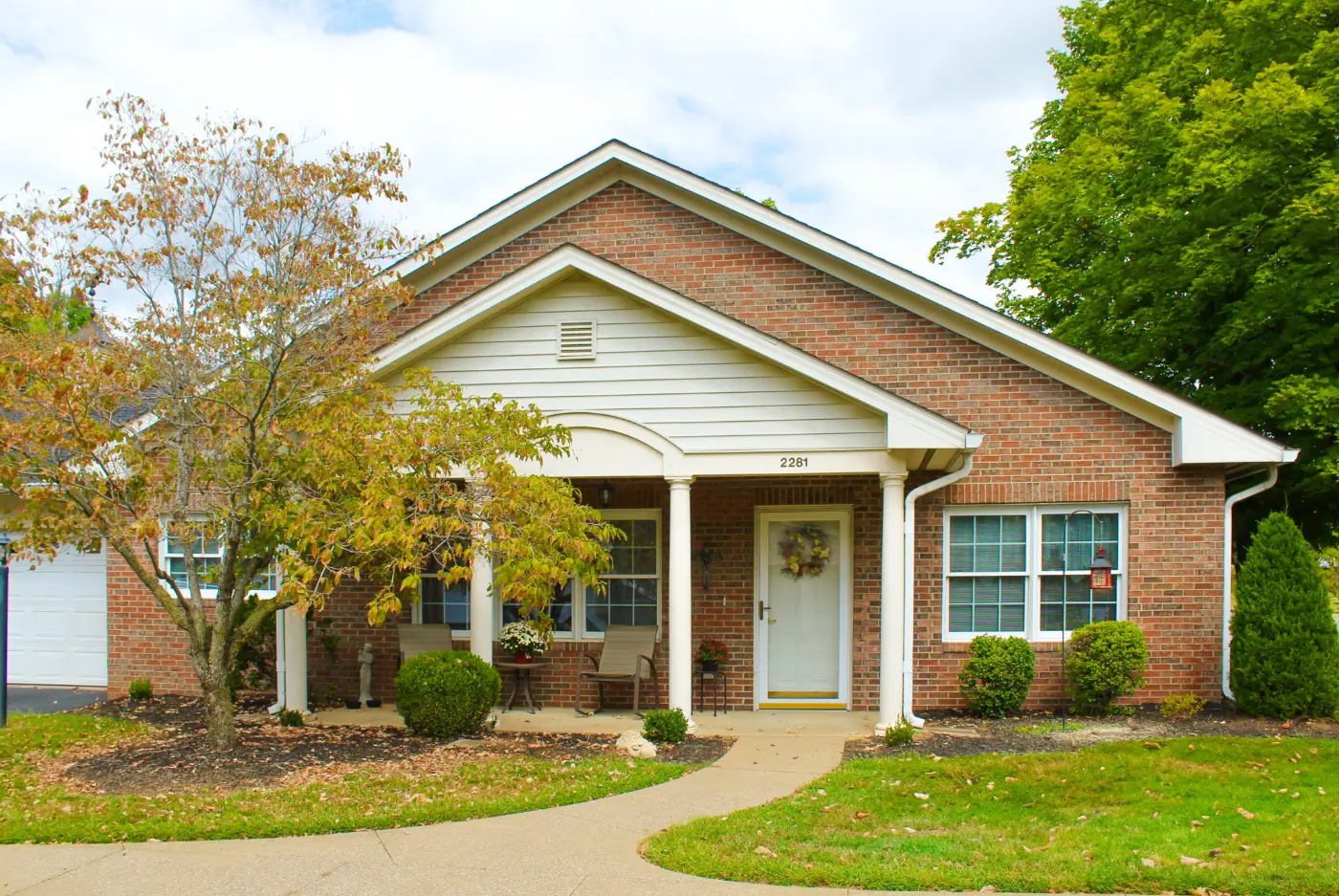 Exterior view of a residence at Christian Health Center