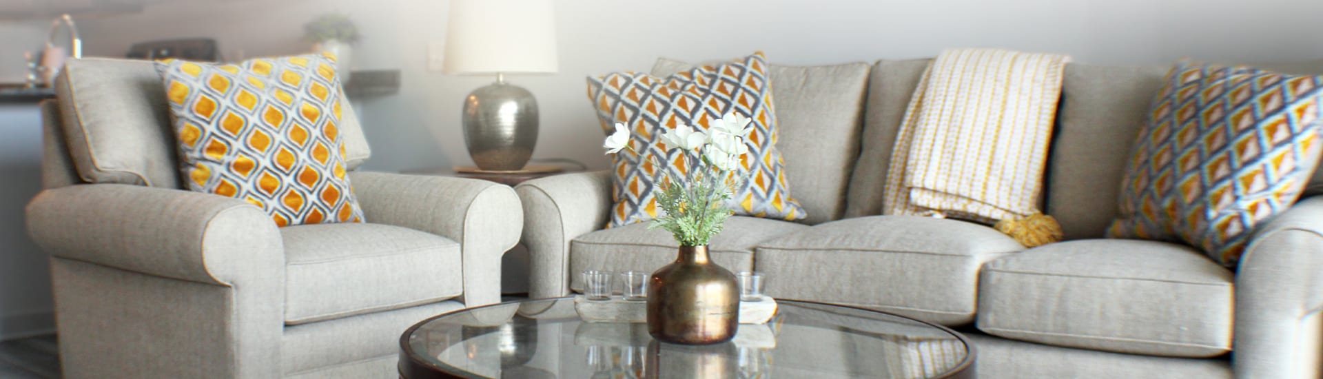 Cozy common area with stylish seating and decor