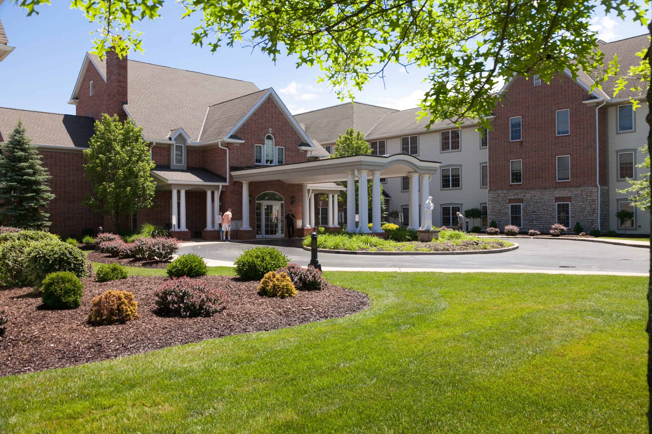 Welcoming exterior view of Mount Alverna Village