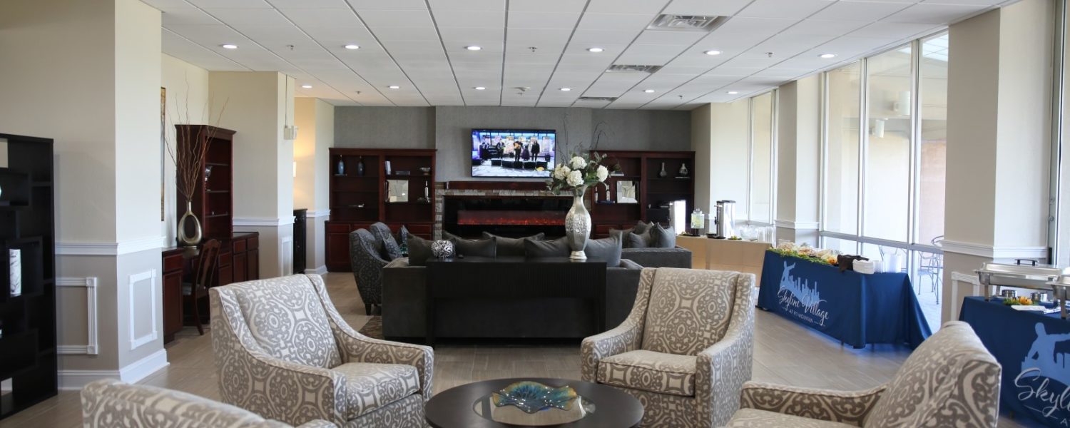 Comfortable lounge area with seating and decor
