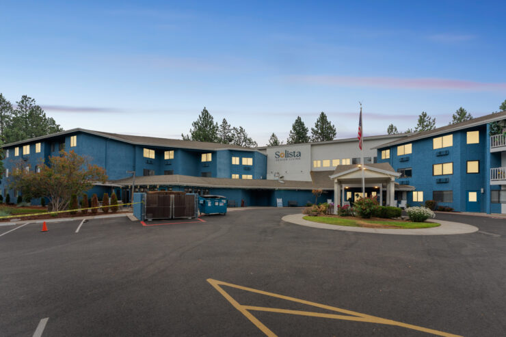 Exterior view of Solista Spokane facility.