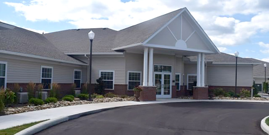 Exterior view of StoneCreek Assisted Living building