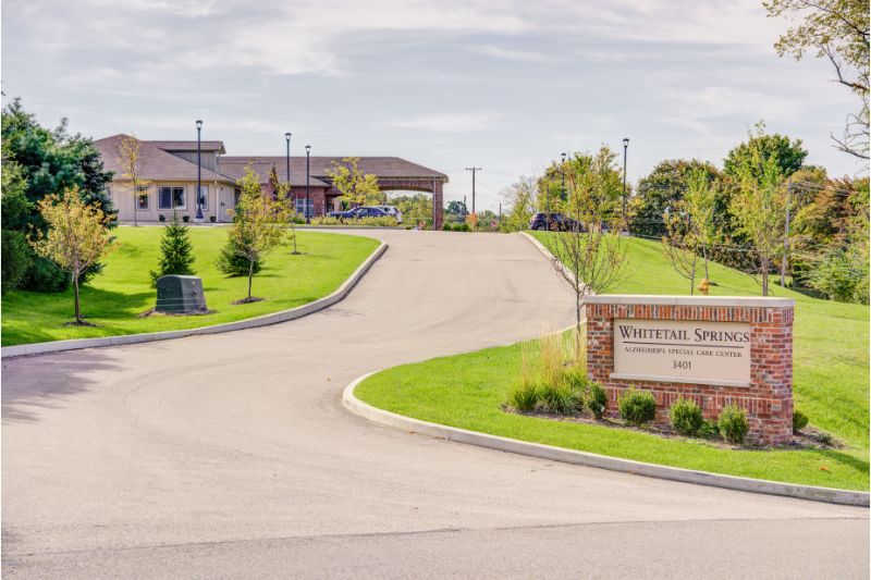 Entryway of Whitetail Springs facility