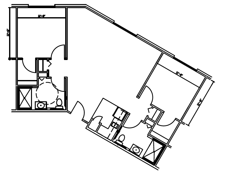 Architectural floor plan depicting room layout