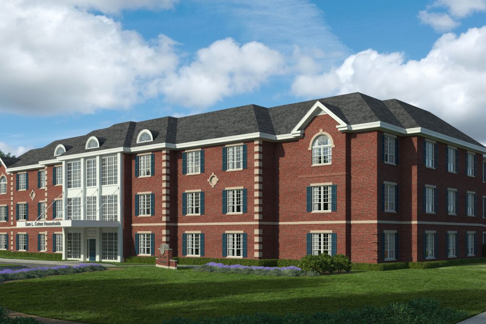 Exterior view of The Cedars Portland building