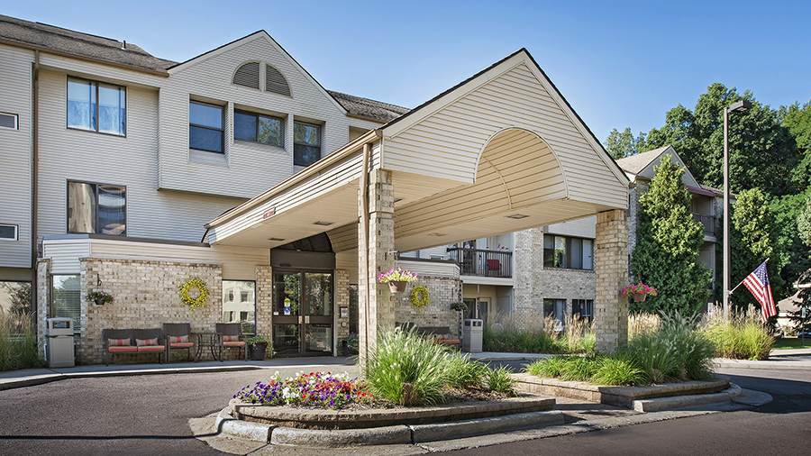 Front entrance view of American House Carpenter