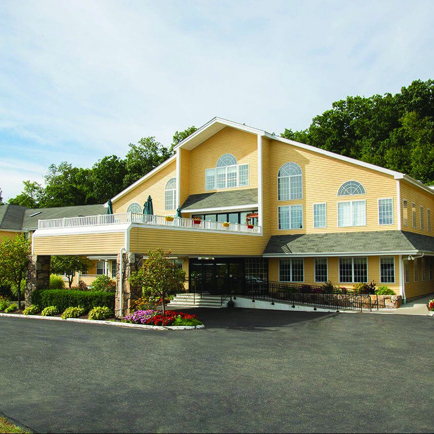 Exterior view of Benchmark Senior Living at Billerica Crossings