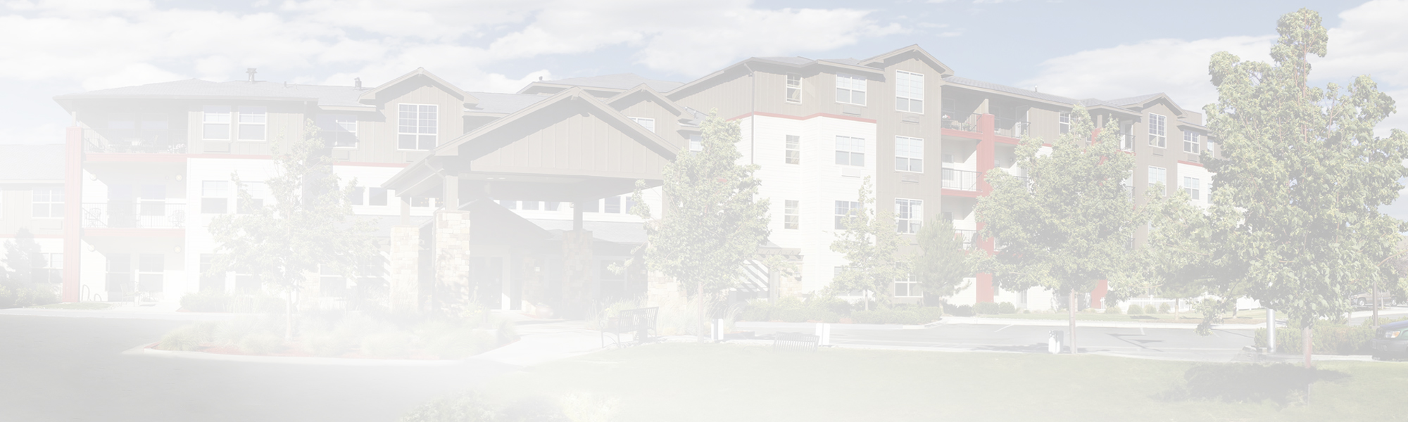Exterior view of Morningstar Senior Living building