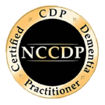 Certification logo for Dementia Practitioners