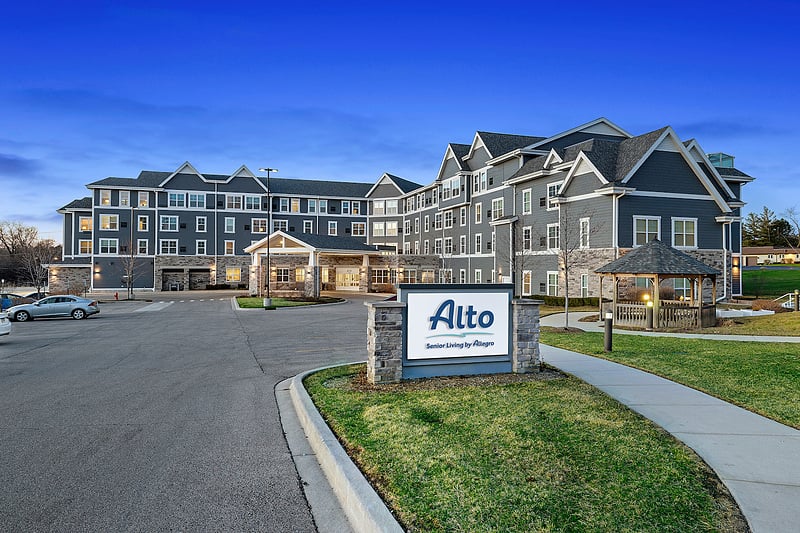 Exterior view of Alto Overland Park facility