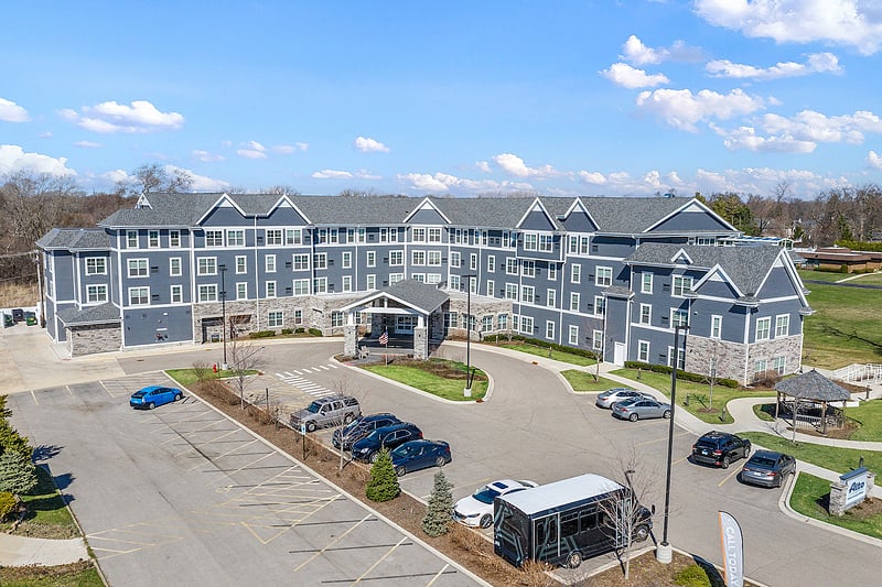 Aerial view of the Alto Overland Park facility