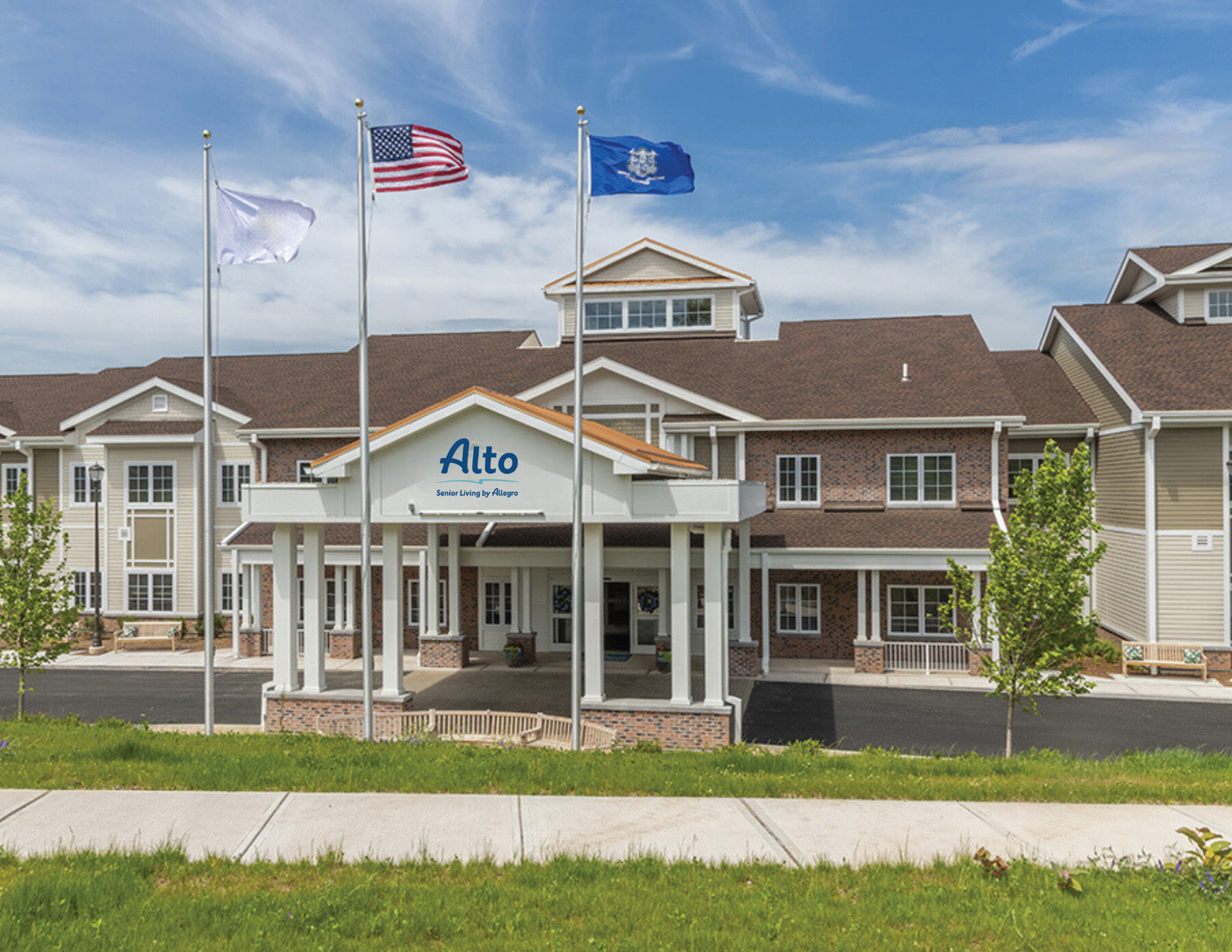 Exterior view of Alto Assisted Living Facility