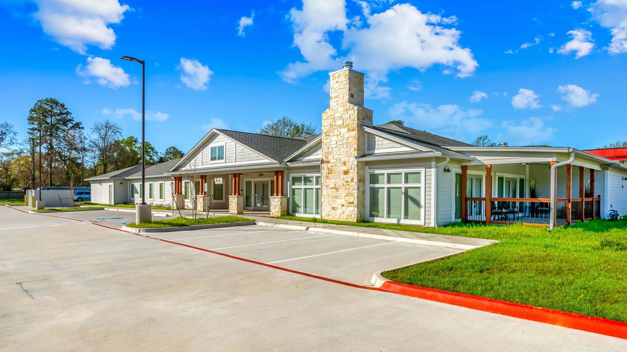 Exterior view of the BeeHive Homes facility