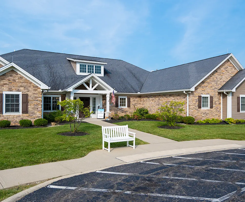 Front view of the Otterbein Sunset House facility