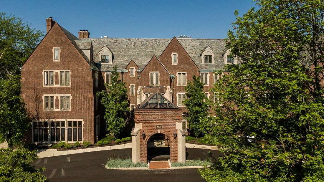 Exterior view of the Otterbein Sunset House facility