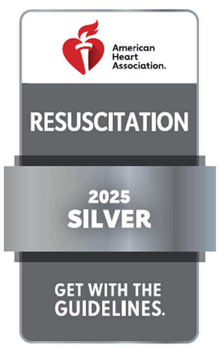Award badge for resuscitation guidelines