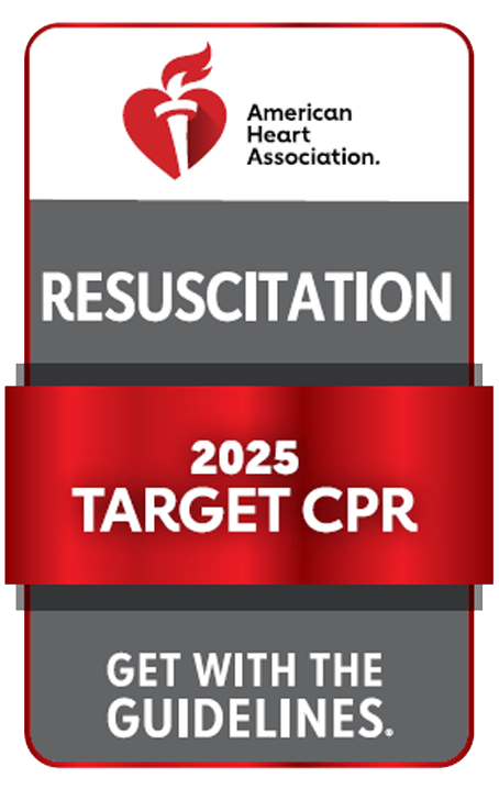 Certification logo for CPR guidelines