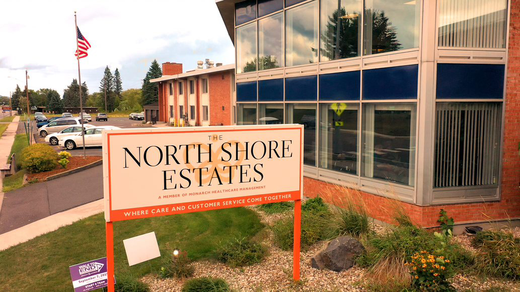 Exterior view of North Shore Estates building