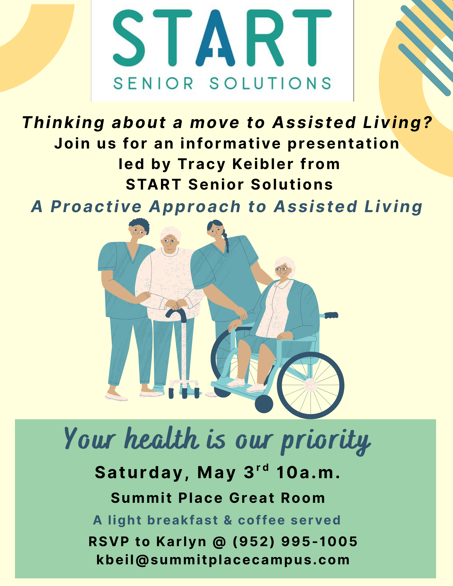 Group presentation on assisted living services