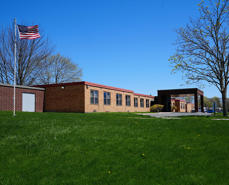 Exterior view of the nursing home facility.