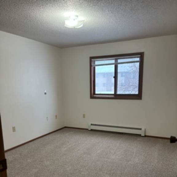 Empty resident room with a window