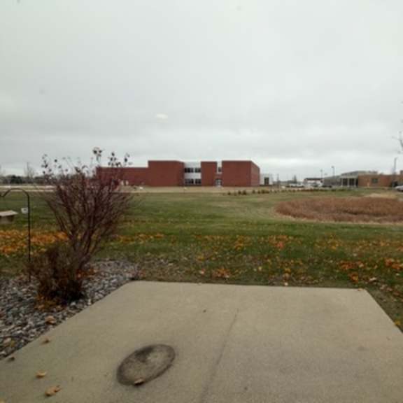 Exterior view of the facility building.