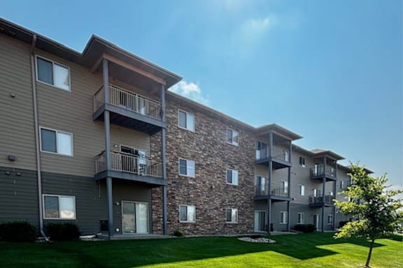 Exterior view of a residential building