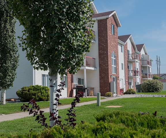 Exterior view of the Cooperative Living Center with landscaping