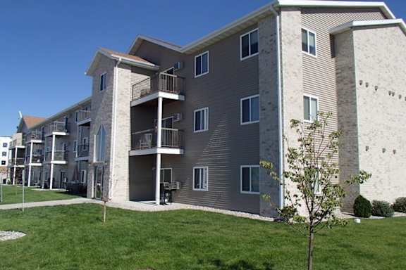 Exterior view of a residential building