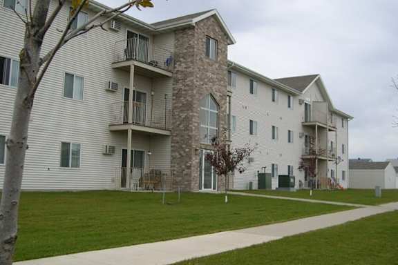Exterior view of the residential building