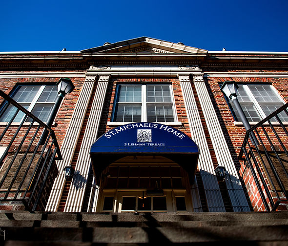 Exterior view of St. Michael's Home entrance