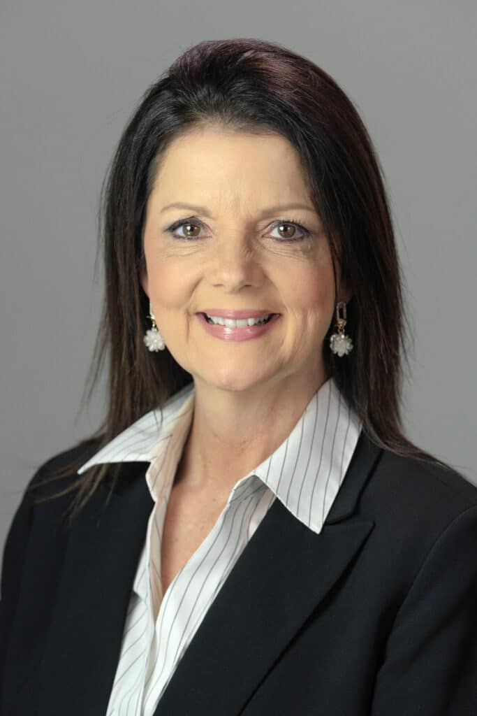 Portrait of a woman in a professional suit