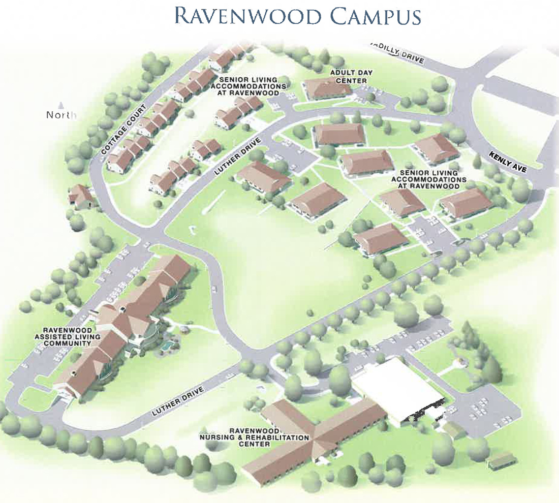 Architectural floor plan of Ravenwood Campus