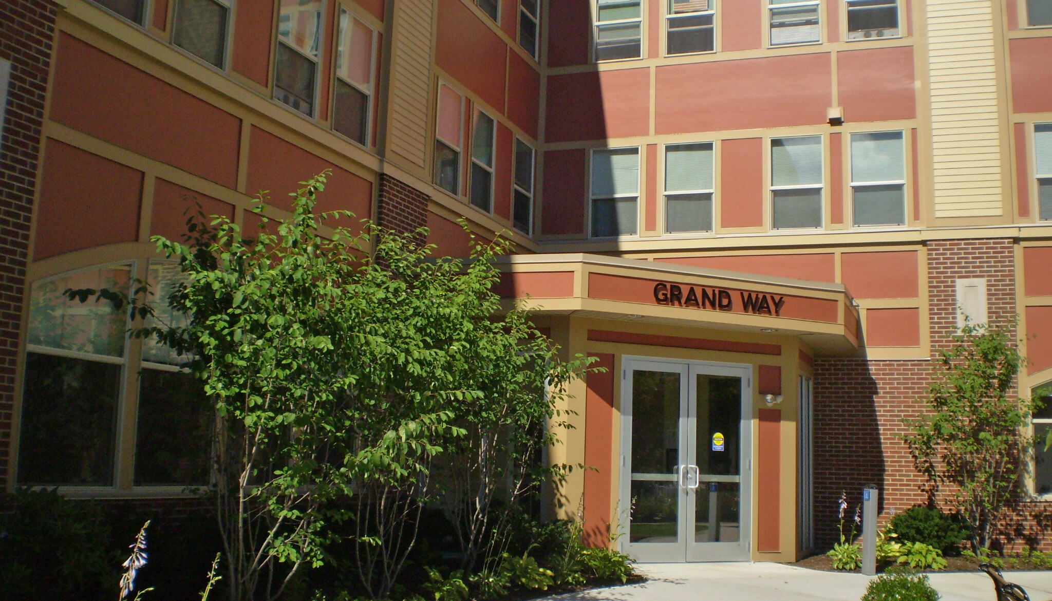 Exterior view of the Grand Way entrance