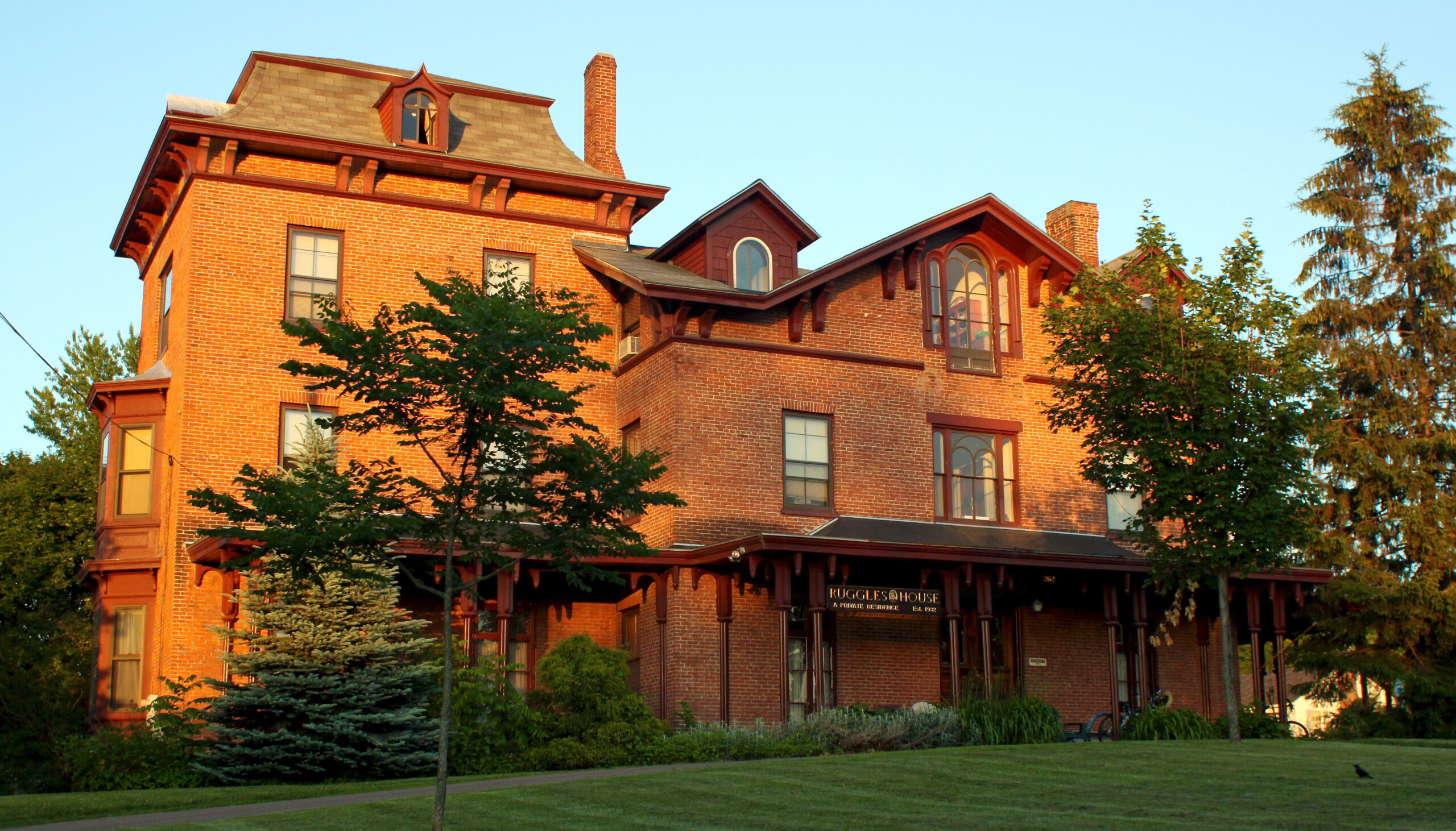 Exterior view of a historic assisted living facility