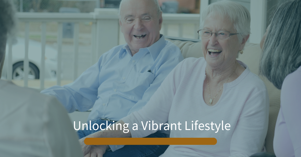 Residents enjoying time together in a common area
