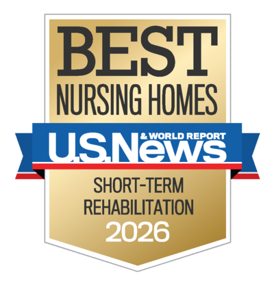 Best Nursing Homes award badge for short-term rehabilitation.