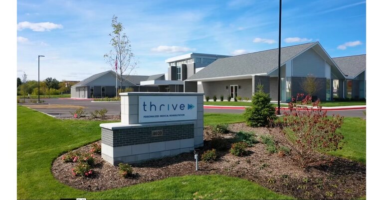 Exterior of thriving assisted living facility
