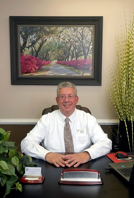 Executive director in an office setting