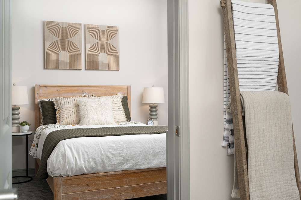 Cozy private resident room with modern decor