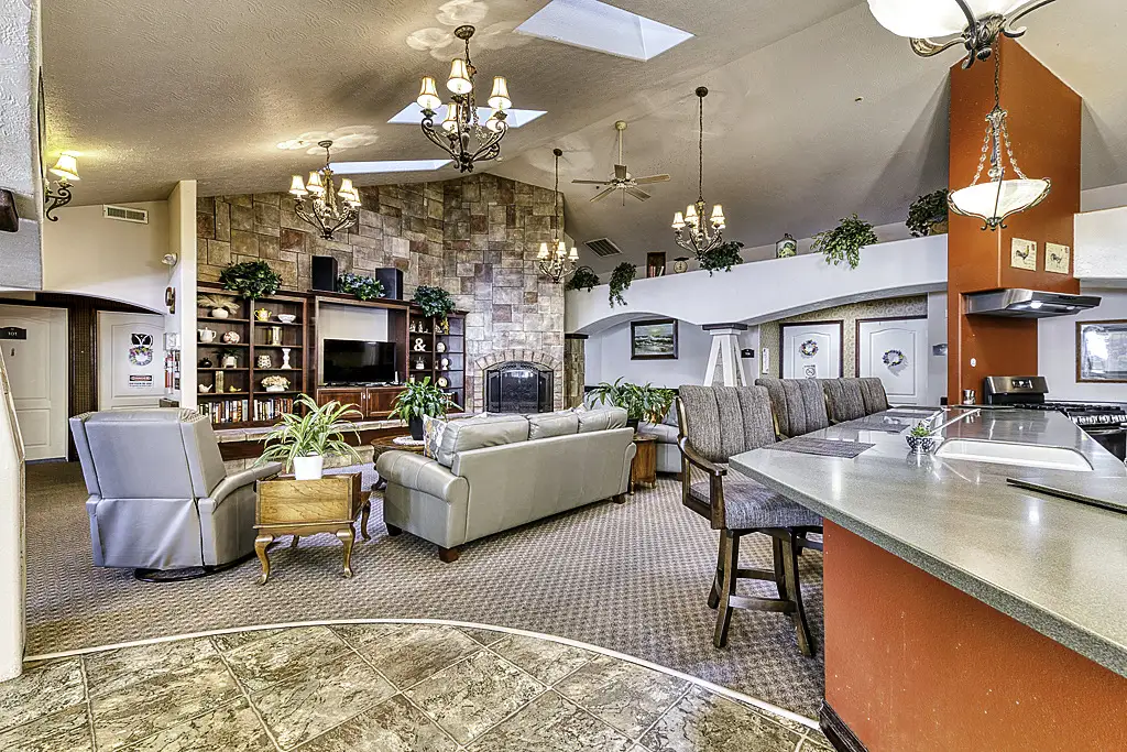 Interior common area with seating and decor
