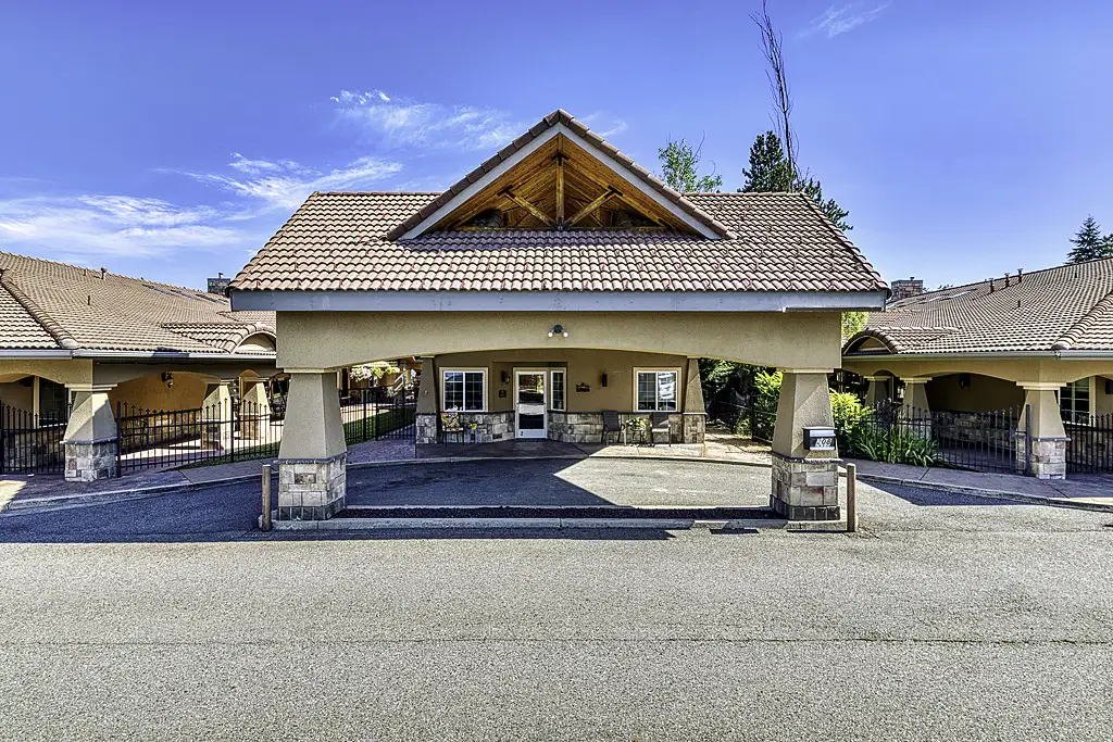 Exterior view of Pinehurst Senior Community entrance