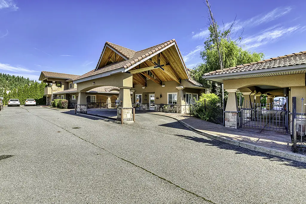 Exterior view of Pinehurst Senior Community entrance