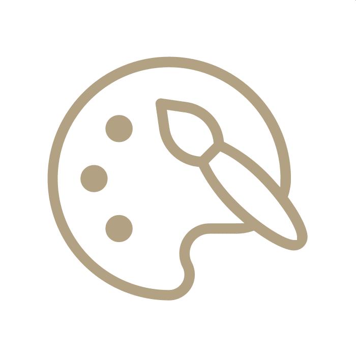 Artistic logo representing a creative concept.